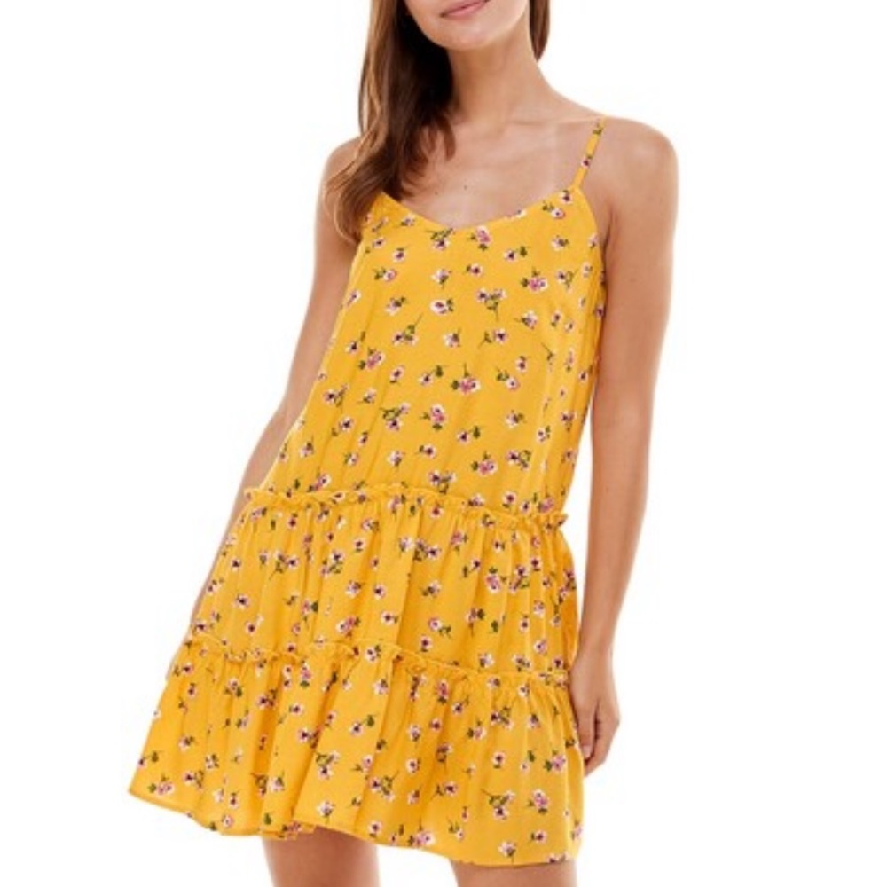 As U Wish | Tiered Floral Dress. Juniors.